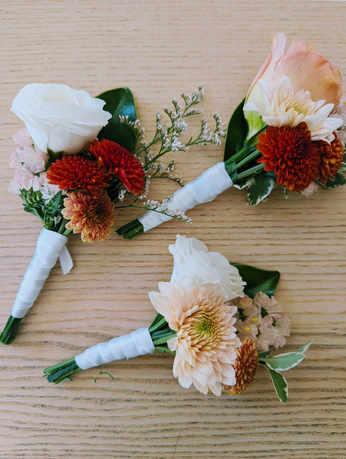Corsages and Boutonniere's