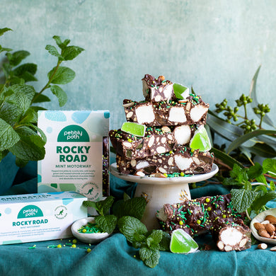 Pebbly Path Rocky Road- Mint Motorway